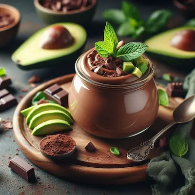 Mousse de Aguacate y Chocolate